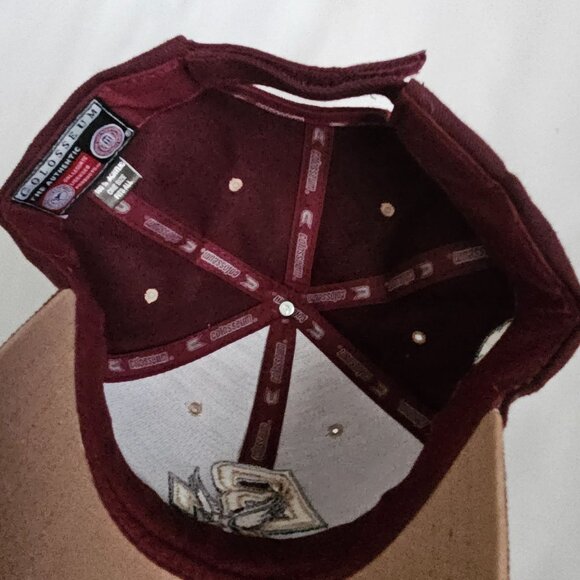 COLOSSEUM Maroon Embroidered Logo Boston College BC Eagles Baseball Cap OSFA - Picture 4 of 7